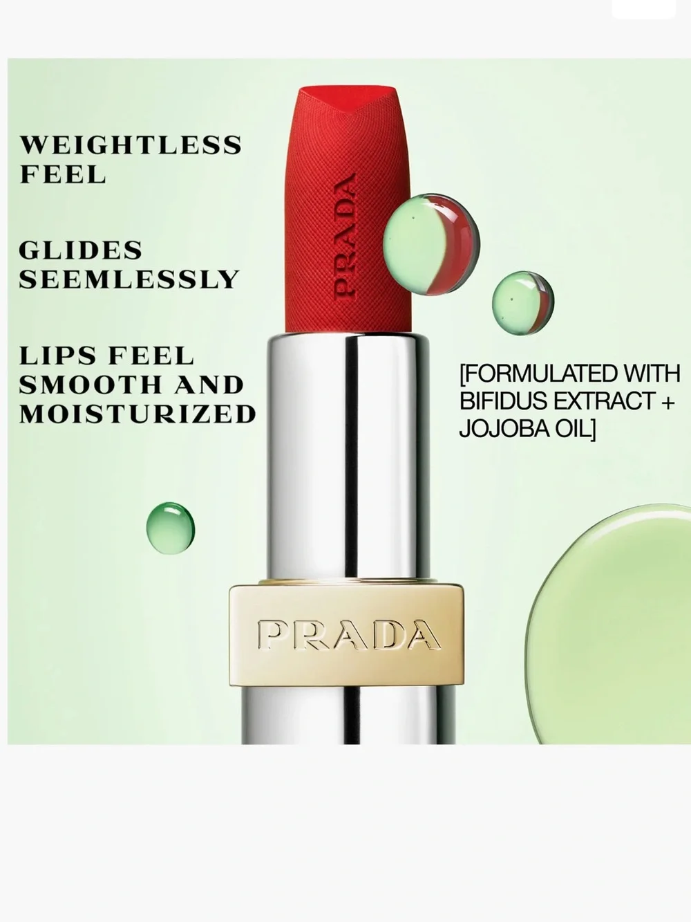 Prada Monochrome Hyper Matte Refillable Lipstick — O 77 Arancio NEW IN BOX✨